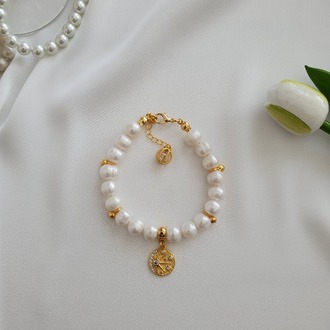 "Pearl Embrace" Ayarlanabilir İnci Bileklik
