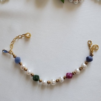 "Pearl Embrace" Ayarlanabilir İnci Bileklik