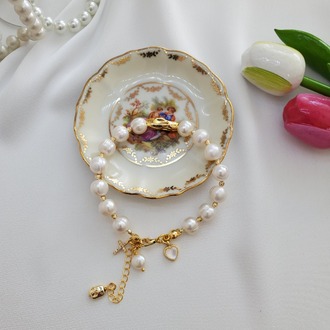 "Pearl Embrace" Ayarlanabilir İnci Bileklik