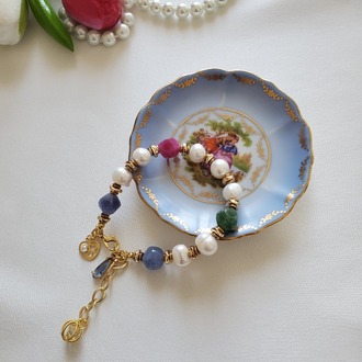 "Pearl Embrace" Ayarlanabilir İnci Bileklik