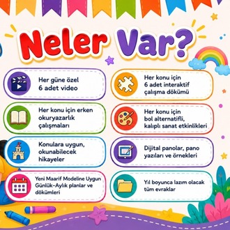2026-2027 Maarif Modeli Plan 48+ Ay (Online İndirme)