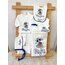 LACİVERT BİYELİ YAKALI 10LU SET