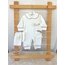 KAHVE BİYELİ YAKALI 10LU SET
