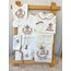 KAHVE BİYELİ YAKALI 10LU SET