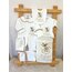 KAHVE BİYELİ YAKALI 10LU SET 