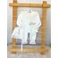 EKRU DANTELLİ 3LÜ SET