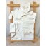 KAHVE BİYELİ YAKALI 10LU SET