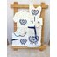 LACİVERT BİYELİ YAKALI 10LU SET