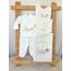 KAHVE BİYELİ YAKALI 10LU SET