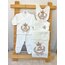 KAHVE BİYELİ YAKALI 10LU SET