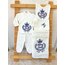 LACİVERT BİYELİ YAKALI 10LU SET