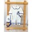 LACİVERT BİYELİ YAKALI 10LU SET