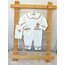 KAHVE BİYELİ YAKALI 10LU SET