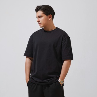 Babylon Basic Oversize T-Shirt - Black