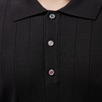 Moncler Polo Yaka T-Shirt Black