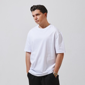 Babylon Basic Oversize T-Shirt - White