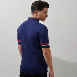 Moncler Polo Yaka T-Shirt Navy Blue
