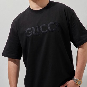 GUCCI Nakışlı T-Shirt Black