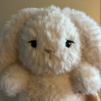 Pofuduk Tüylü Peluş Tavşan (ön sipariş)
