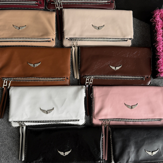 Zadig Rock Clutch Medium - Boncuklu