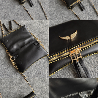 Zadig Clutch Small Boncuklu-Gizli Mıknatıs