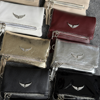 Zadig Clutch Small Boncuklu-Gizli Mıknatıs