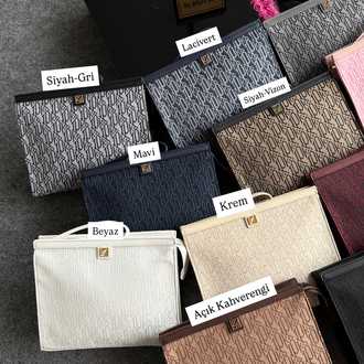 İpekyol Journey Clutch Dokuma Kumaş