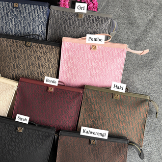 İpekyol Journey Clutch Dokuma Kumaş
