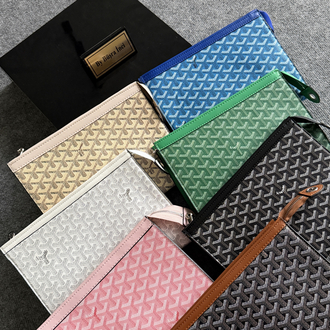 Goyard Unisex Clutch ( Portföy ) - İthal Deri