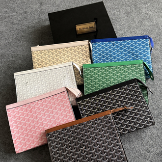 Goyard Unisex Clutch ( Portföy ) - İthal Deri