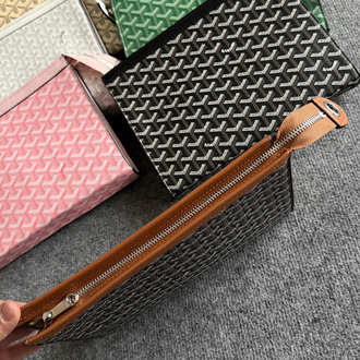 Goyard Unisex Clutch ( Portföy ) - İthal Deri