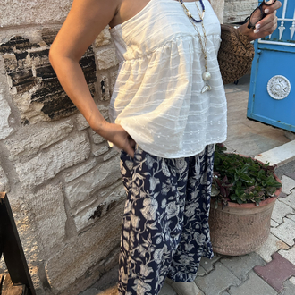 %100 pamuklu/ askılı bluz