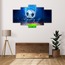 5 Parça Mdf Üzerine UV Baskı Duvar Tablosu