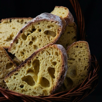 Ekşi Mayalı Sarı Buğday Ekmeği (1000 gr)