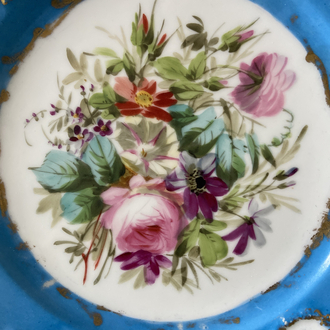 Antika Sevres Şato Duvar Tabağı