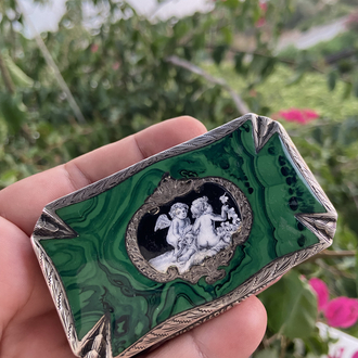 Malahit, Gümüş, Mineli Tabaka