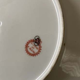 Antika Sevres Şato Duvar Tabağı
