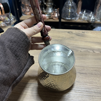Dövme Bakır Nikelli Cezve No:3