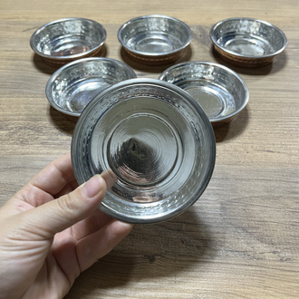 Düz Kenarlı Bakır Kahvaltılık ve Çerezlik