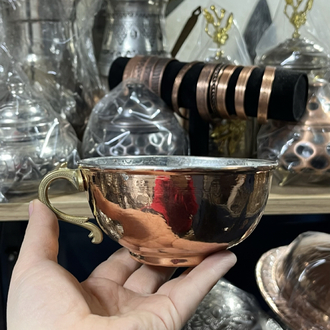 Nakışlı Bakır Tas