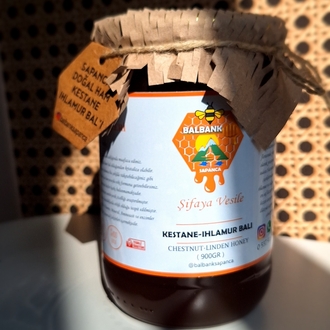 SAPANCA AÇIK RENK ACIMSI KESTANE-IHLAMUR BAL 660CC/ NET 900 GR