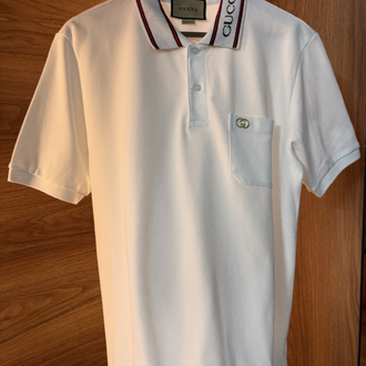GUCCİ PREMİUM YAKALI T-SHİRT(BEYAZ)