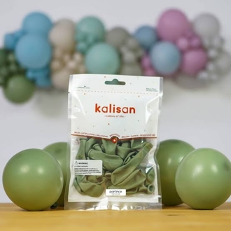 Kalisan 12' Retro Okaliptüs (Eucalyptus) Balon 100'lü