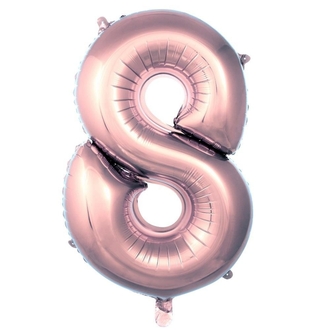 8 Rakam Folyo Balon 40'inç (100 Cm) 34" (76Cm) 16"(36Cm)