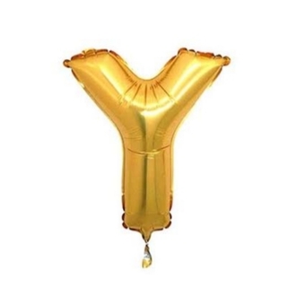 Y Harfi Folyo Balon 40'inç (100 Cm) 34" (76Cm) 16"(36Cm)