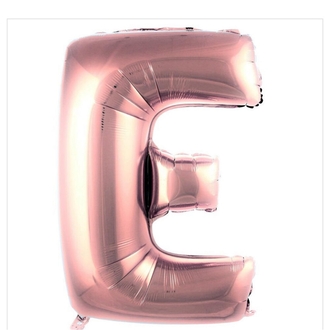 E Harfi Folyo Balon 40'inç (100 Cm) 34" (76Cm) 16"(36Cm)