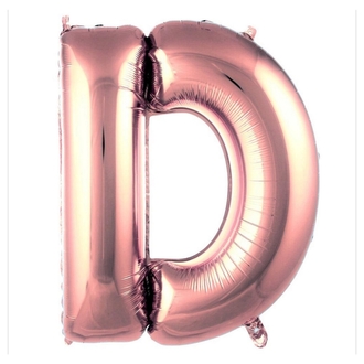 D Harfi Folyo Balon 40'inç (100 Cm) 34" (76Cm) 16"(36Cm)
