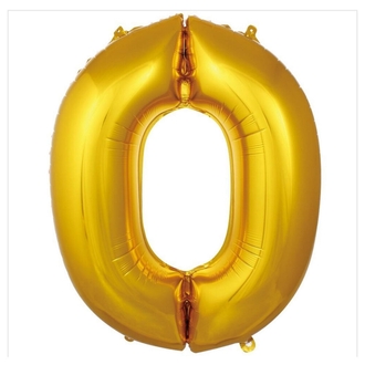 0 Rakam Folyo Balon 40'inç (100 Cm) 34" (76Cm) 16"(36Cm)