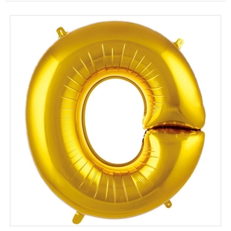 O Harfi Folyo Balon 40'inç (100 Cm) 34" (76Cm) 16"(36Cm)