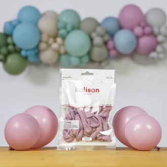 Kalisan 12" Retro Toz Pembe (Dusty Rose)Balon 100'lü